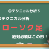 ローソク足　分析